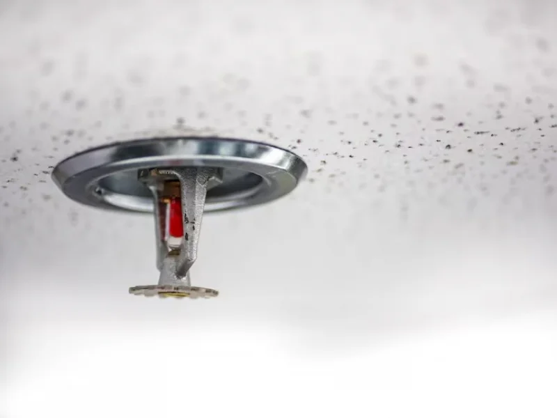 manutenção e drenagem sprinkler