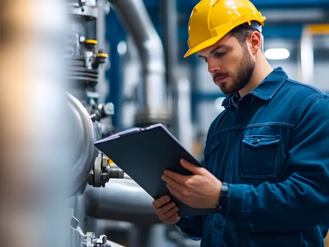 Analista realizando regularização técnica